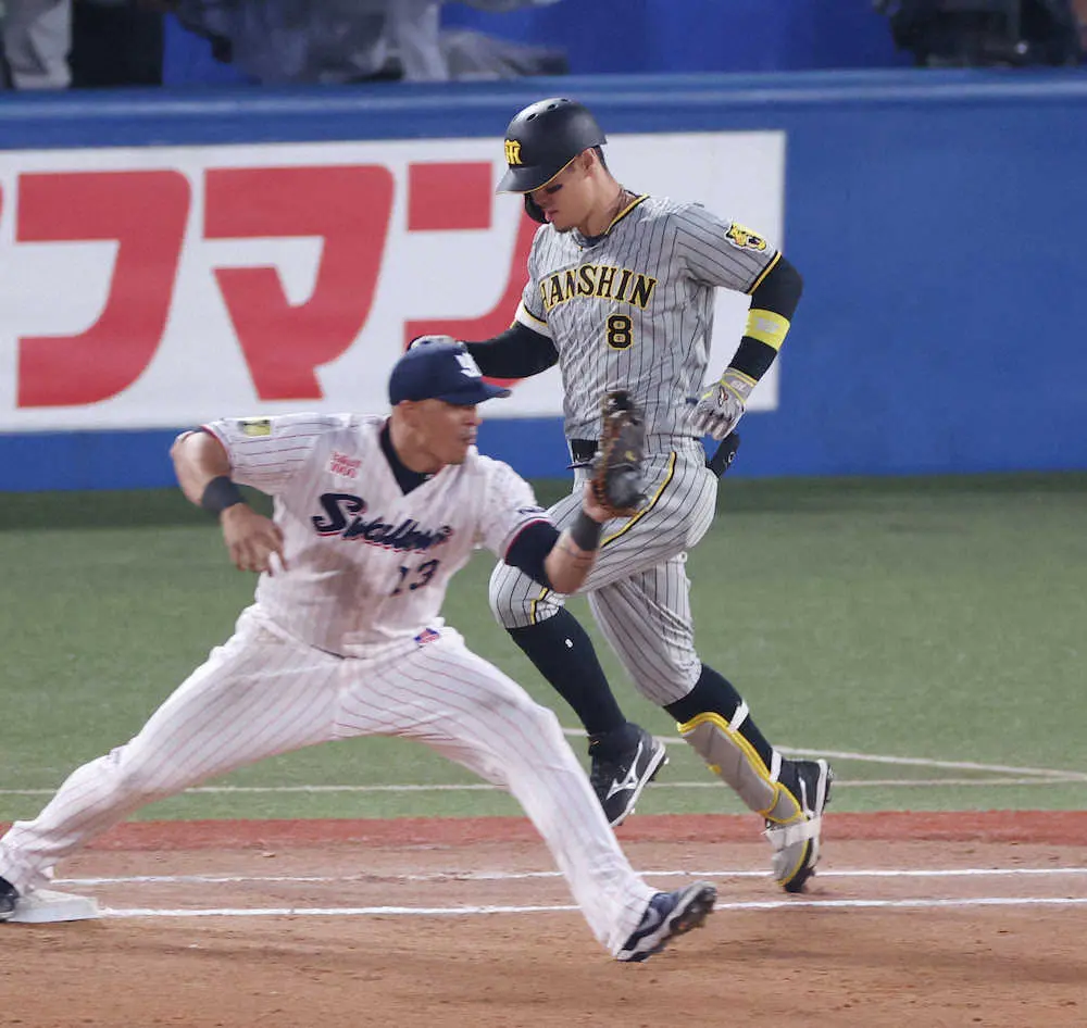 阪神・輝がブレーキ　4試合ぶり無安打に矢野監督「チャンスで一本出れば」