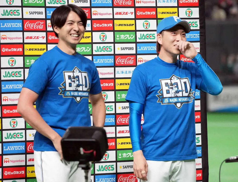 日本ハム・宮西「まさか今日投げるとは…」　上沢と笑顔の800試合登板達成「交流戦は優勝目指す」