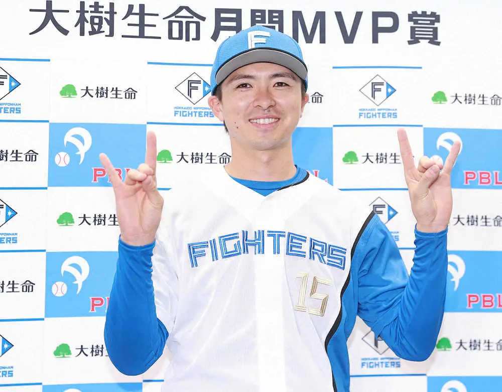 セ・パ月間MVP発表　パ投手は日本ハム上沢が11年目で初受賞