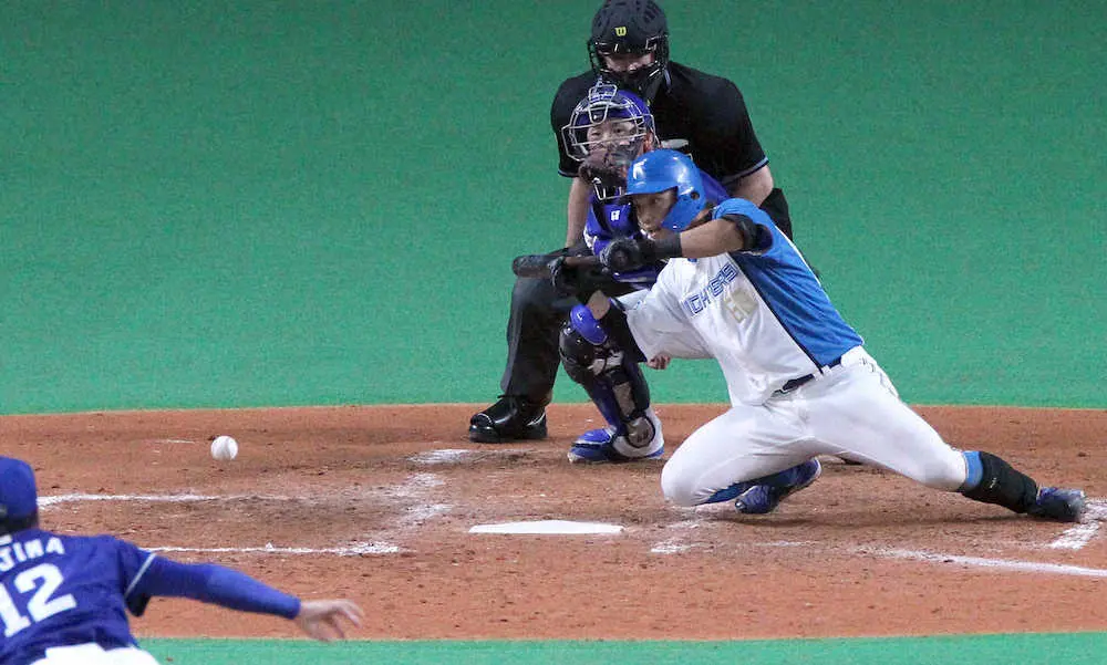 日本ハム・石川亮　2ランスクイズ成功の裏にあったビッグボス野球の「真意」