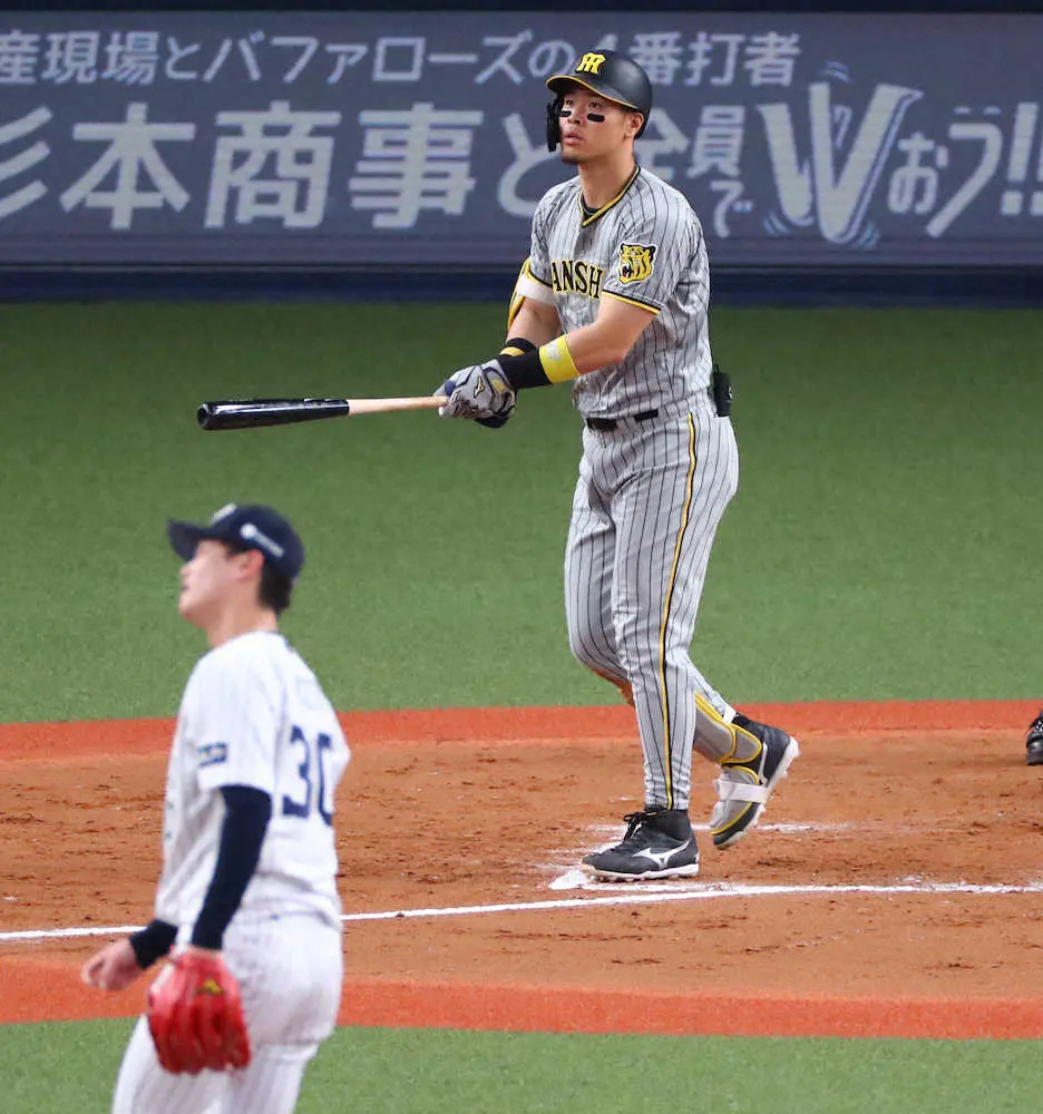 阪神・佐藤輝が自己最多6打点「キモティ良かった」　チームは交流戦球団最高勝率・667でフィニッシュ