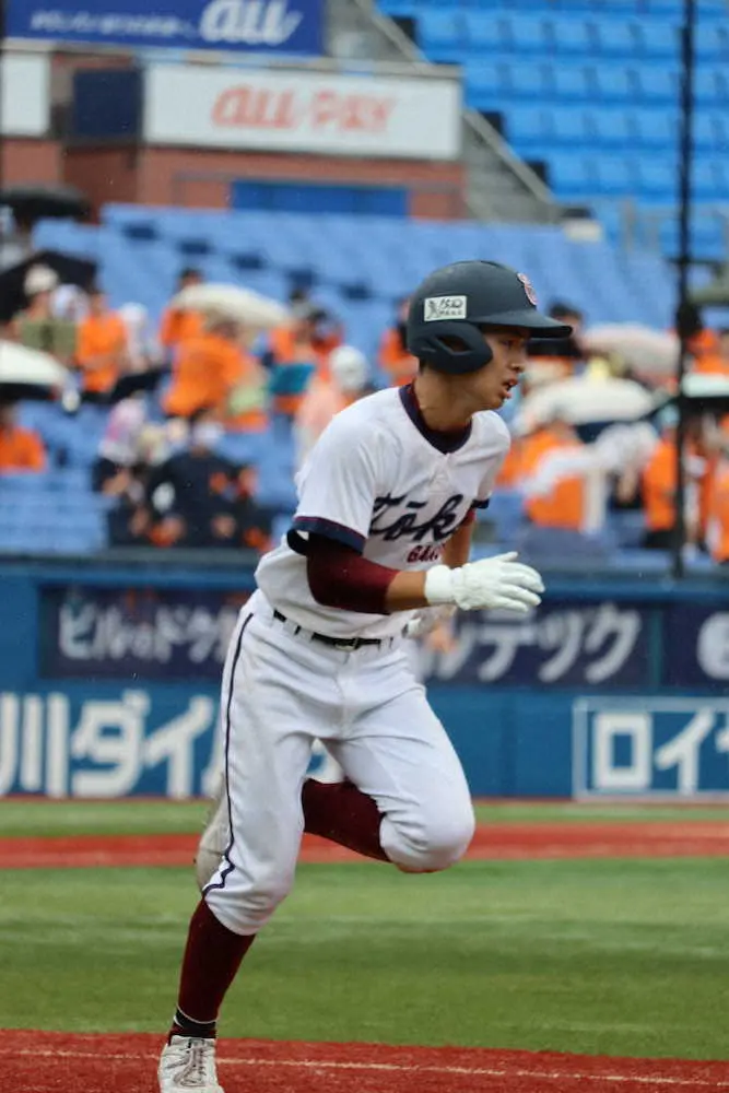 元サッカー少年！桐光学園1年・矢竹　三塁打含む3安打で勝利に貢献