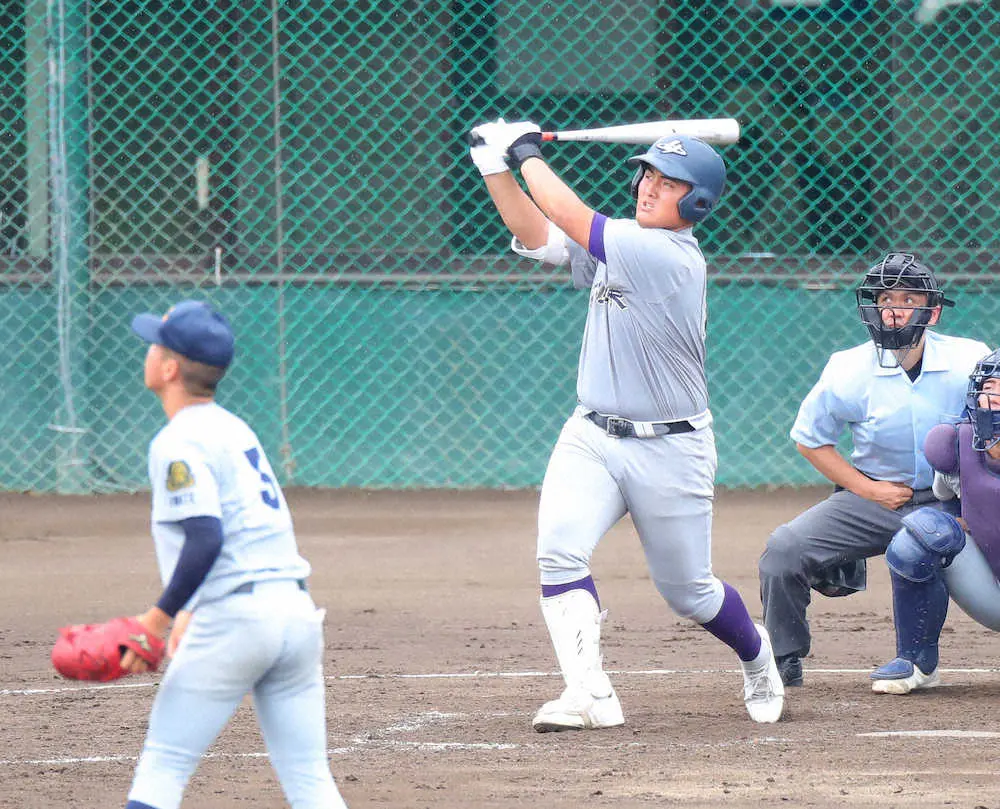 佐々木麟太郎の夏始まる　花巻東がコールド発進　新星・吉田幸永が自己最速142キロ！