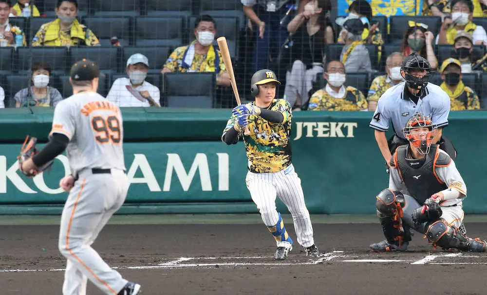 阪神　鮮やか3連打で先制！前夜大勝の勢いそのままに近本が適時打