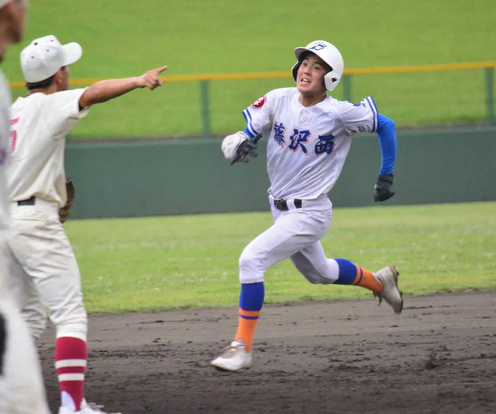 藤沢西・繁野夏輝　主将の意地2点打、同日同時刻に横浜商の双子の弟も躍動！