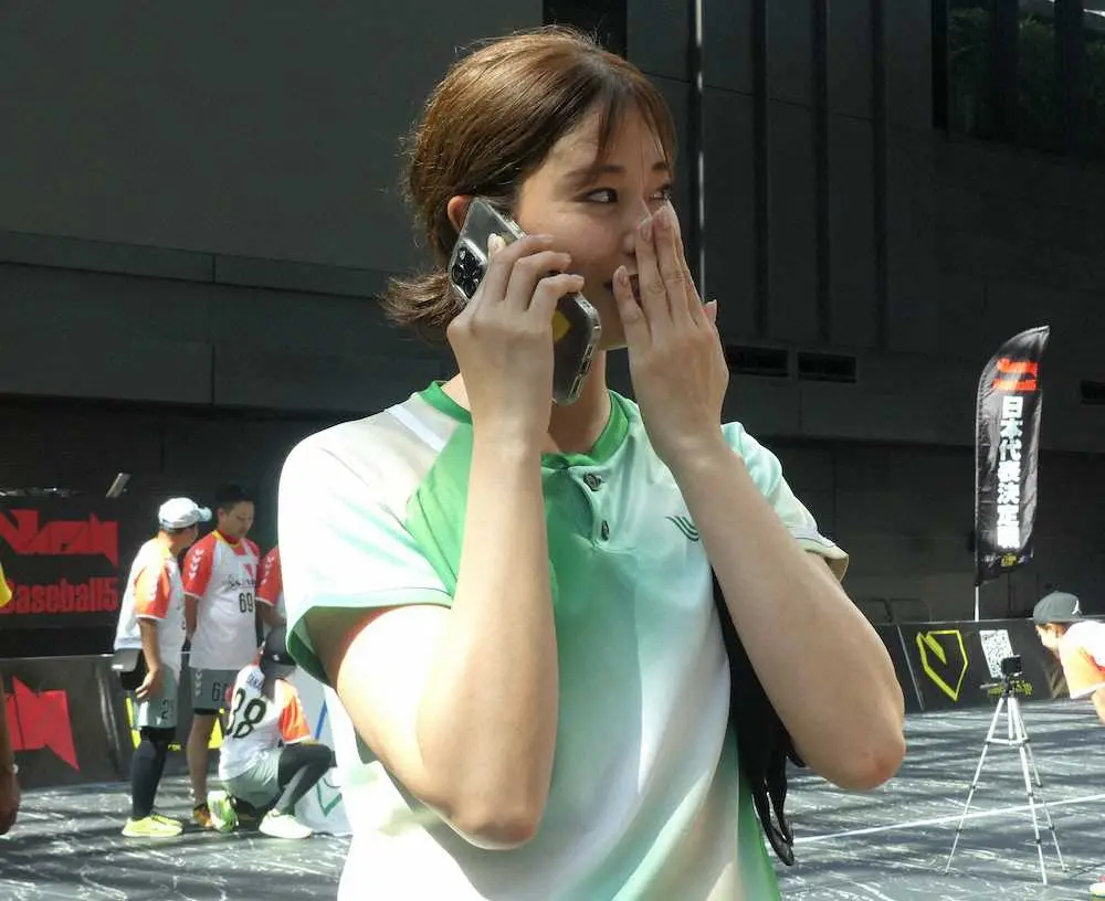 稲村亜美がマネジャーに急きょ電話「どうしましょう」　5人制野球日本代表に決定でタレントと“二刀流”