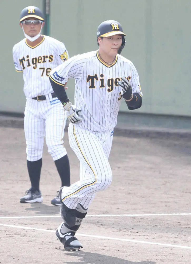 阪神・平田2軍監督　実戦復帰で13球粘って四球の大山に「若い選手にいい見本だよ」