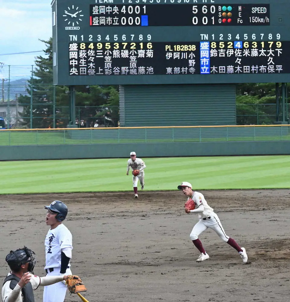 衝撃19K　盛岡中央・斎藤響介のスカウト評価急上昇　阪神「球の強さ素晴らしい」中日「高橋宏斗のよう」