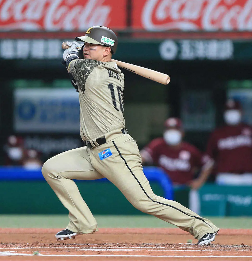 西武・森が2打席連続適時打　寝違えによる首の違和感から3試合ぶりにスタメン復帰