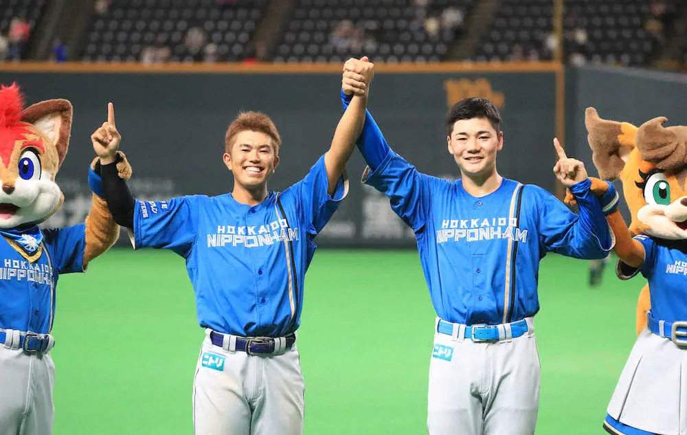 日本ハム・今川「ら・ら・ら打法！」で初回プロ初の8号満塁本塁打