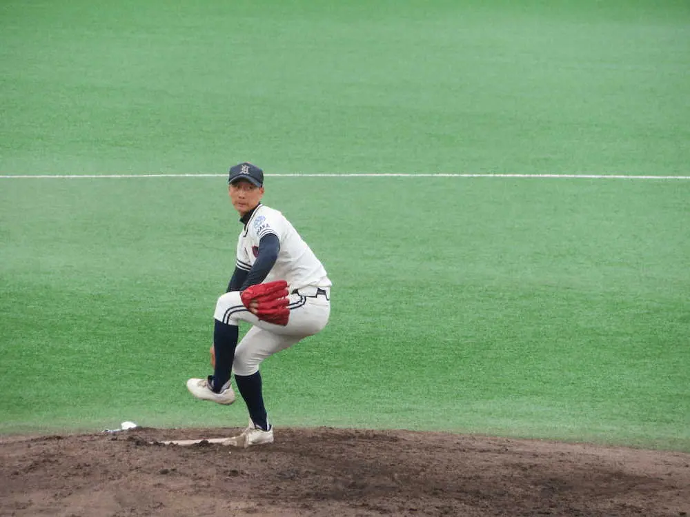 【高校野球】名門・上宮、伊藤の投打にわたる活躍で5年ぶり4強「次も自分の投球するだけ」