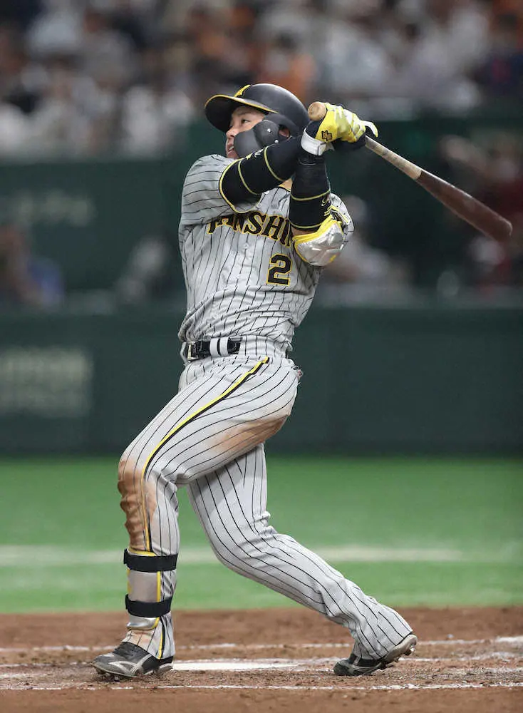 阪神　梅野がリード広げる3号ソロ「将司が頑張ってくれているので」今季の本塁打は全て巨人戦