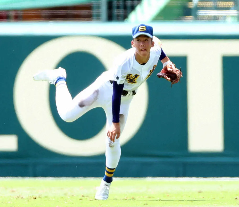 【画像・写真】【甲子園】聖光学院・高中　高校通算1号が会心逆転弾「野球を続けてきた中で一番うれしかった」