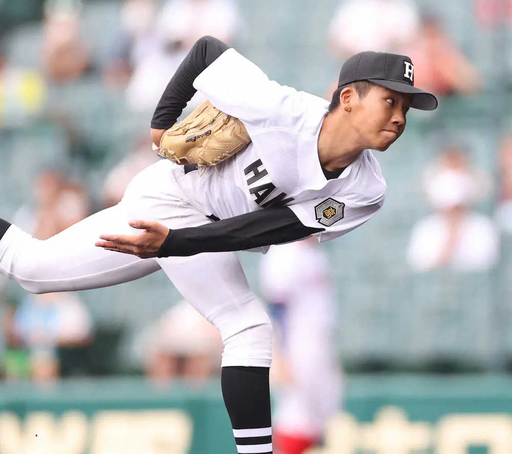 浜田2年生左腕・波田「和田選手のような投手に」　悔しい敗戦も和田エール「また来年頑張って」