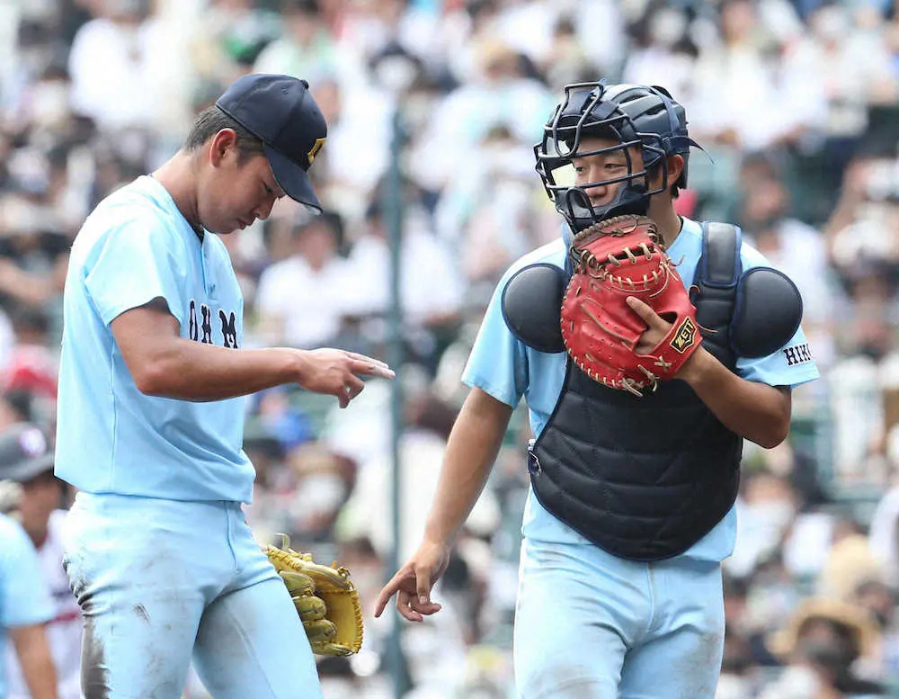 近江の捕手・大橋大翔君、最高の舞台で高校野球生活に幕　“次の目標”はプロの山田君を応援すること