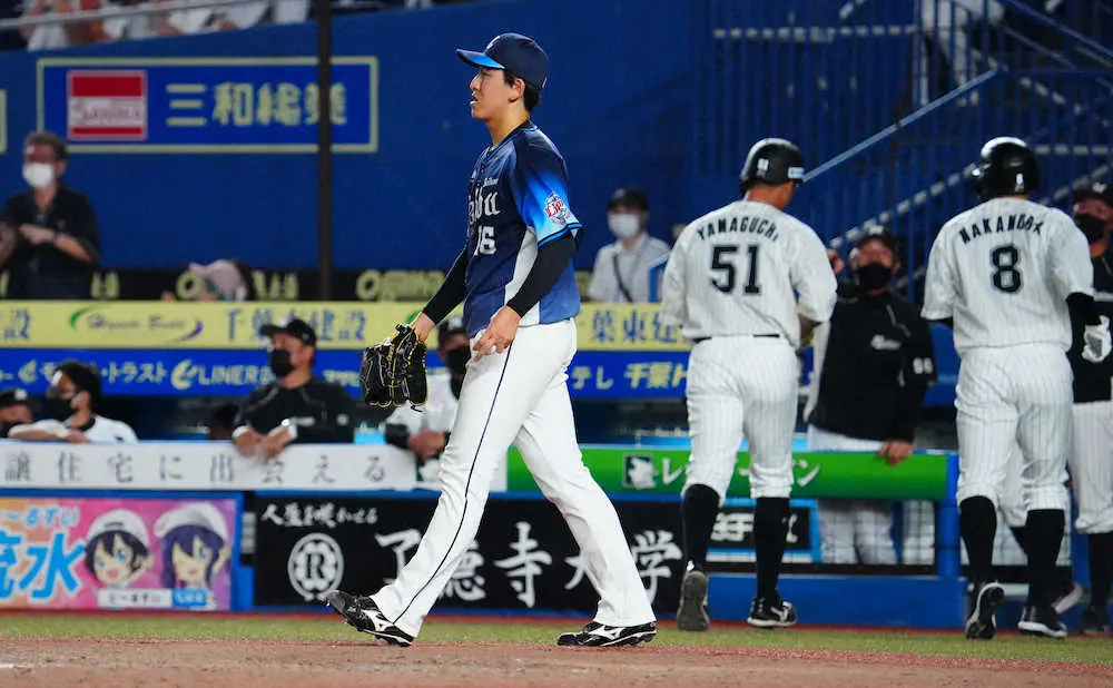 西武ドラ1隅田は今季8敗目　ロッテ井上に決勝二塁打を浴び「初球からいかずに…」