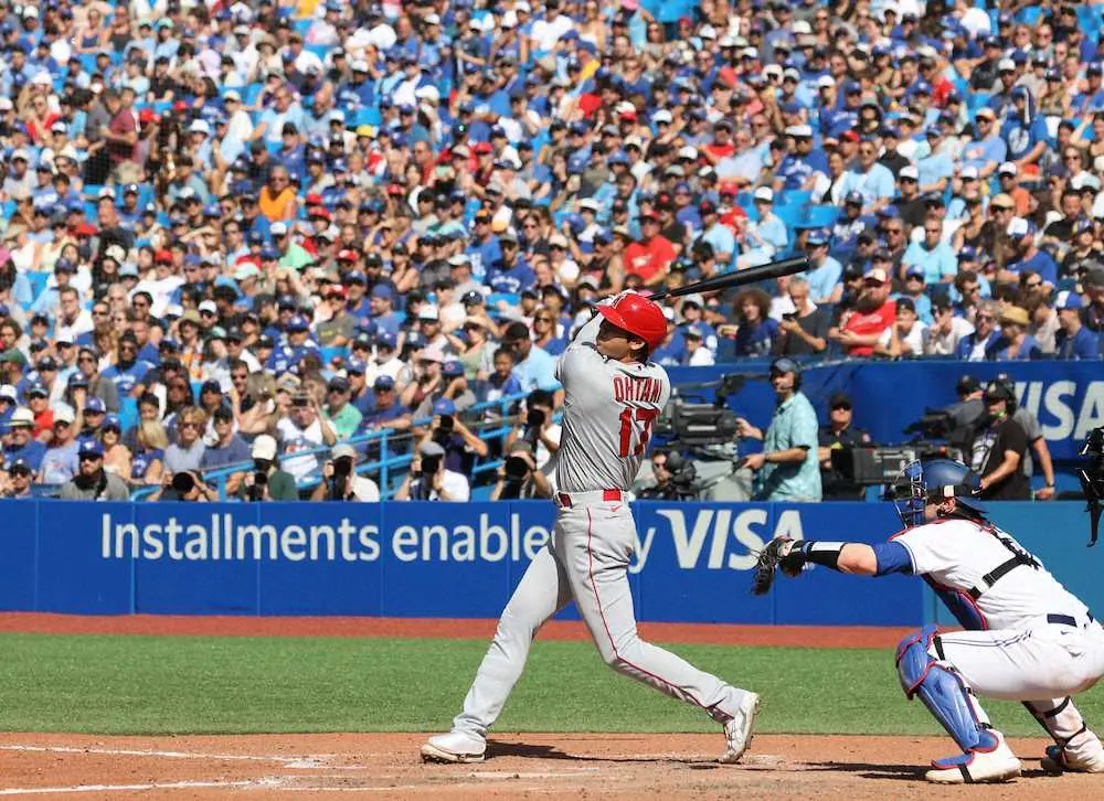 エンゼルス・大谷が鉄人28号！11勝目翌日にスイープの味方3安打2打点　逆方向に10戦ぶり一発