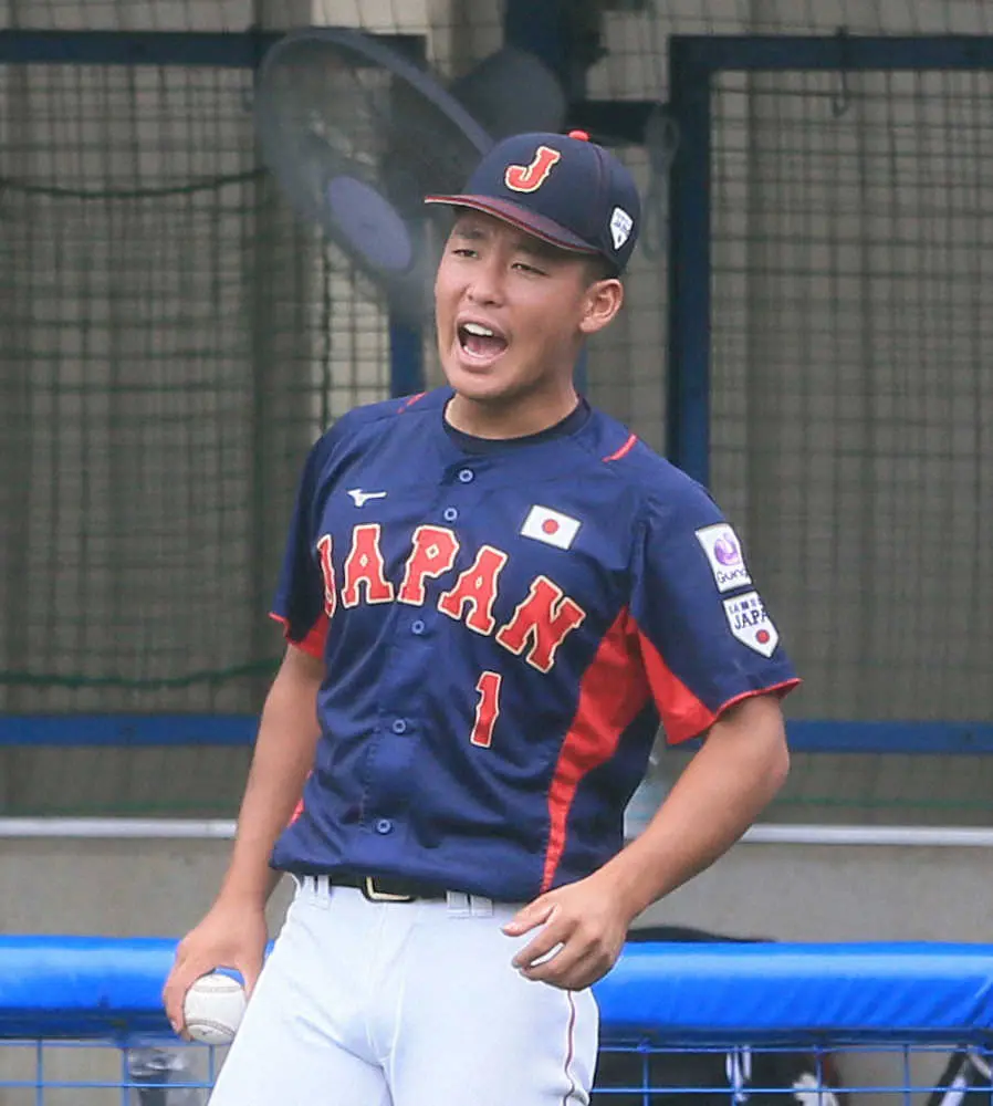 野球U18日本代表　馬淵史郎監督、山田陽翔主将が出発前に意気込み「一戦必勝」