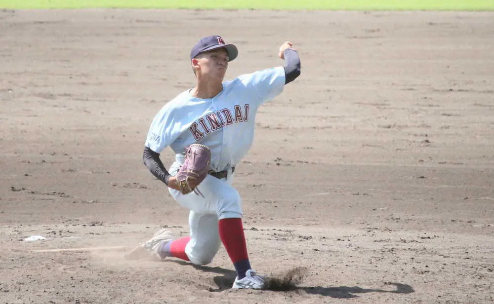 【関西学生野球】近大・大石が2番手で3回無失点「緊張感を持って結果でアピールできたら」