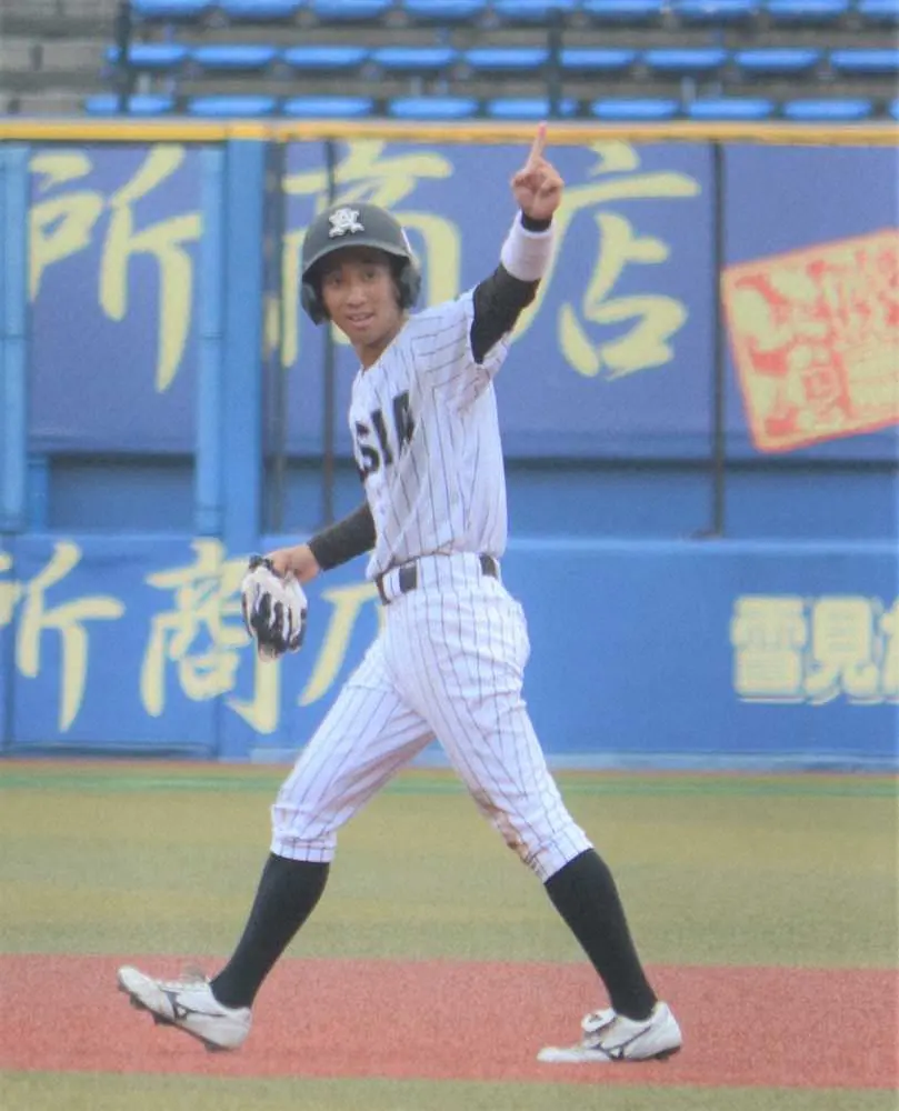亜大のドラフト候補・田中幹也　先制の決勝二塁打！1メートル66の主将復調「完璧だった」
