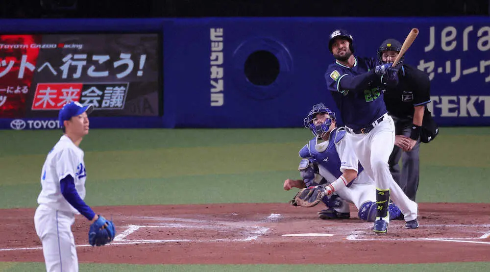 【画像・写真】中日・松葉　村上じゃなくてサンタナに…痛恨の逆転弾浴び7敗目「良い流れを切ってしまった」