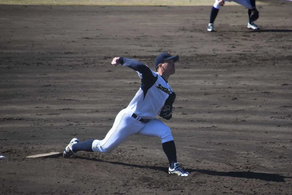 【画像・写真】鷺宮製作所・小孫　遊学館時代にヤクルト・村上封じた最速155キロ腕