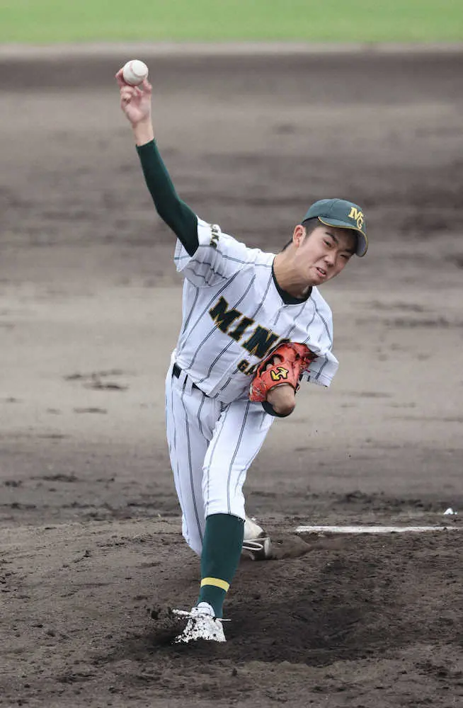 【高校野球】箕面学園が初の近畿大会　完封の右腕・金沢「変化球が良く、真っすぐも走っていた」
