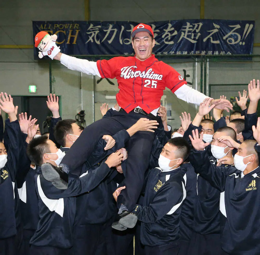 広島ドラ1・斉藤優汰　最年少3冠王・村上と対戦希望　最速151キロ誇る1メートル89の大型右腕