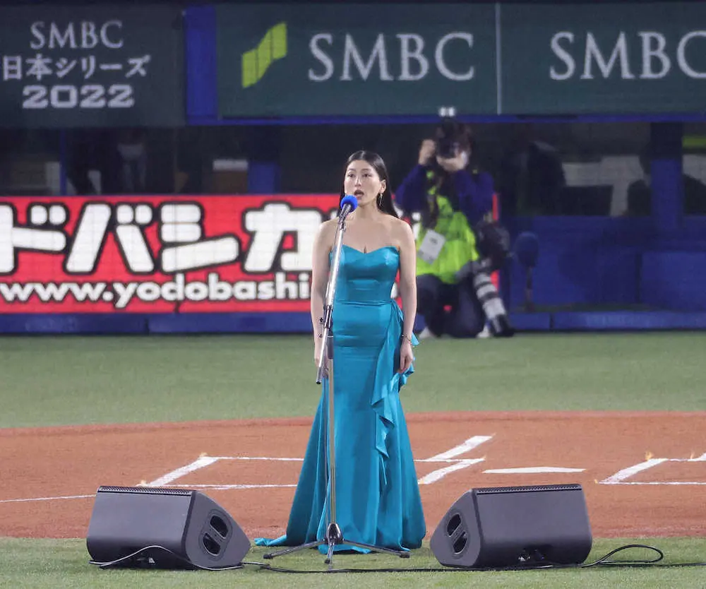 日本S第1戦の国歌独唱 ソプラノ歌手・田中彩子「最高の試合になったらいいなと思って歌った」