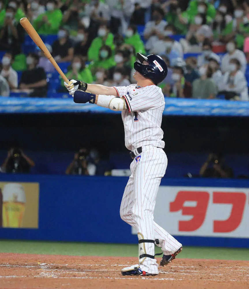 ヤクルト山田哲人が四球を選んで初出塁　日本Sワーストタイの5打席連続三振を阻止