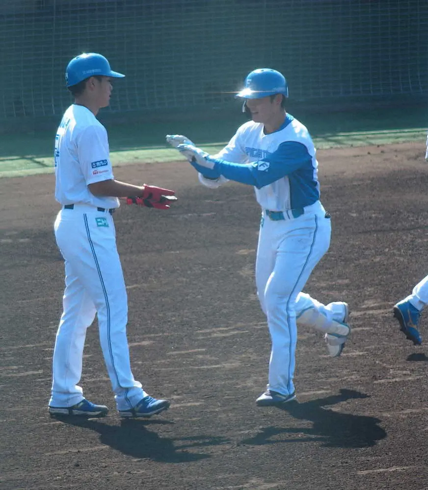 日本ハム・清宮　「杉谷魂」継承誓いの2ラン「明るく楽しく野球するのが取り柄」