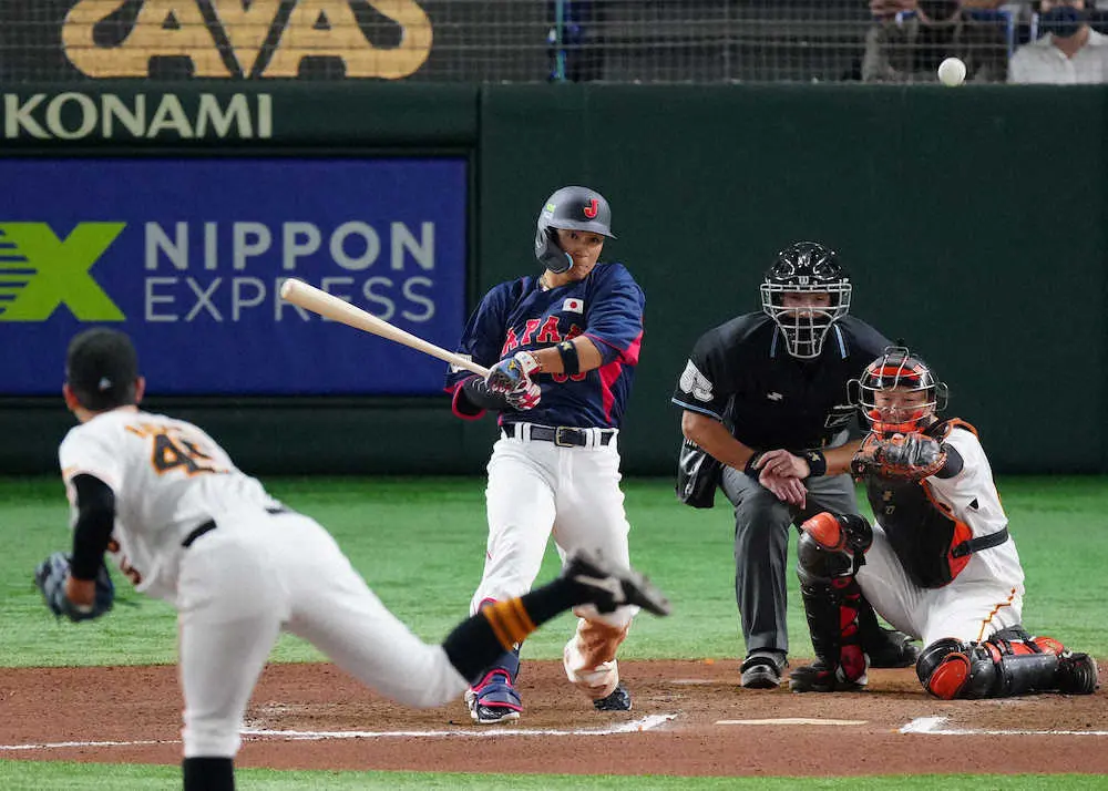 広島・龍馬　ダメ押し起点のフェンス直撃三塁打「いい角度で打球が上がってくれた」
