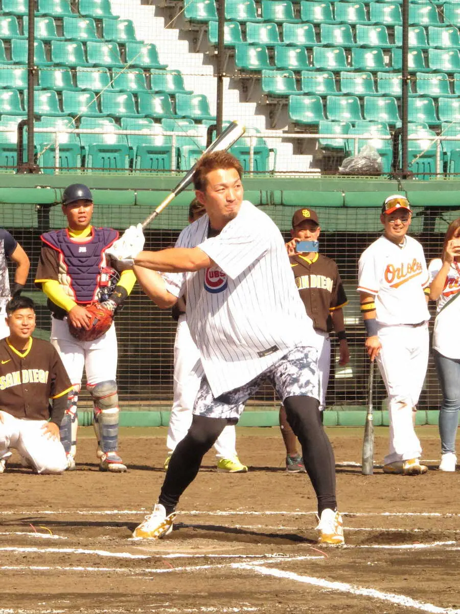 「MLB　ドリームカップ2022」に参加したカブス・鈴木誠也外野手
