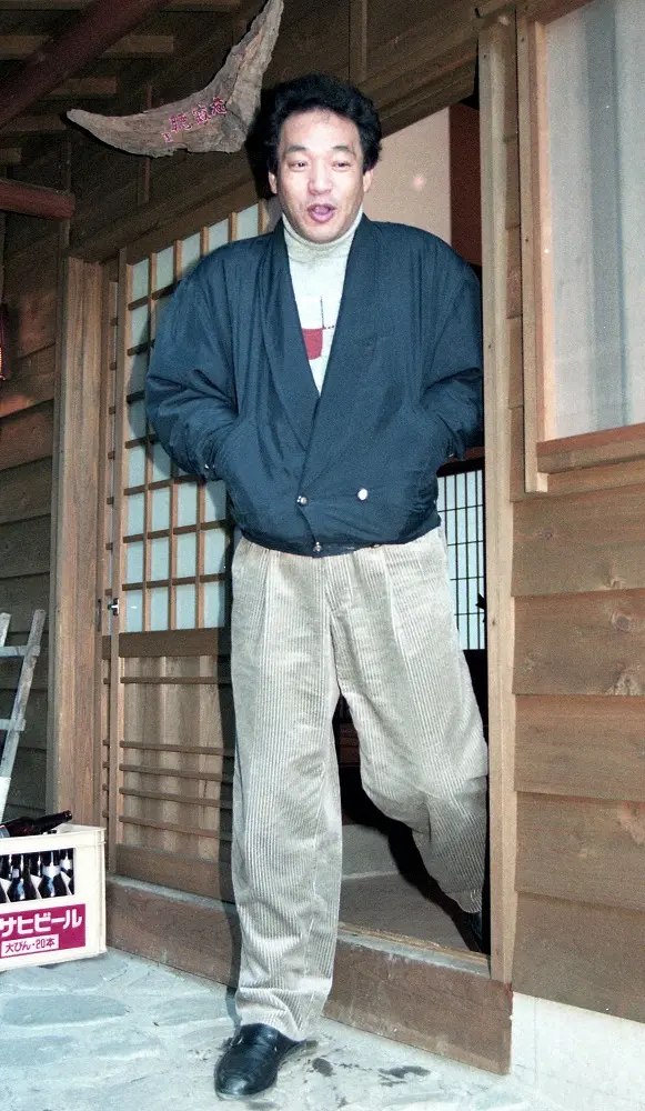 【画像・写真】1996年、静岡県・川根町でオフを過ごす落合氏