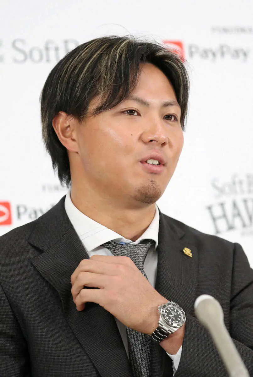 ソフトB佐藤直は現状維持「打たないと試合に出られない」と打力アップ誓う