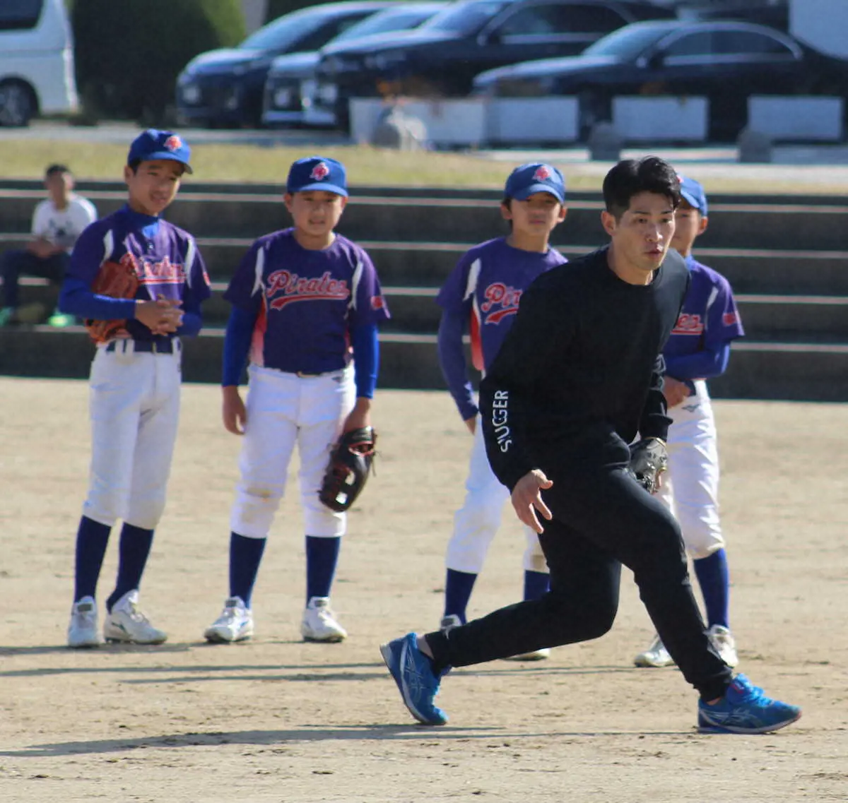 元広島・安部氏　野球教室でトレーニング方法、食育も助言「技術を教えるだけが野球教室ではない」