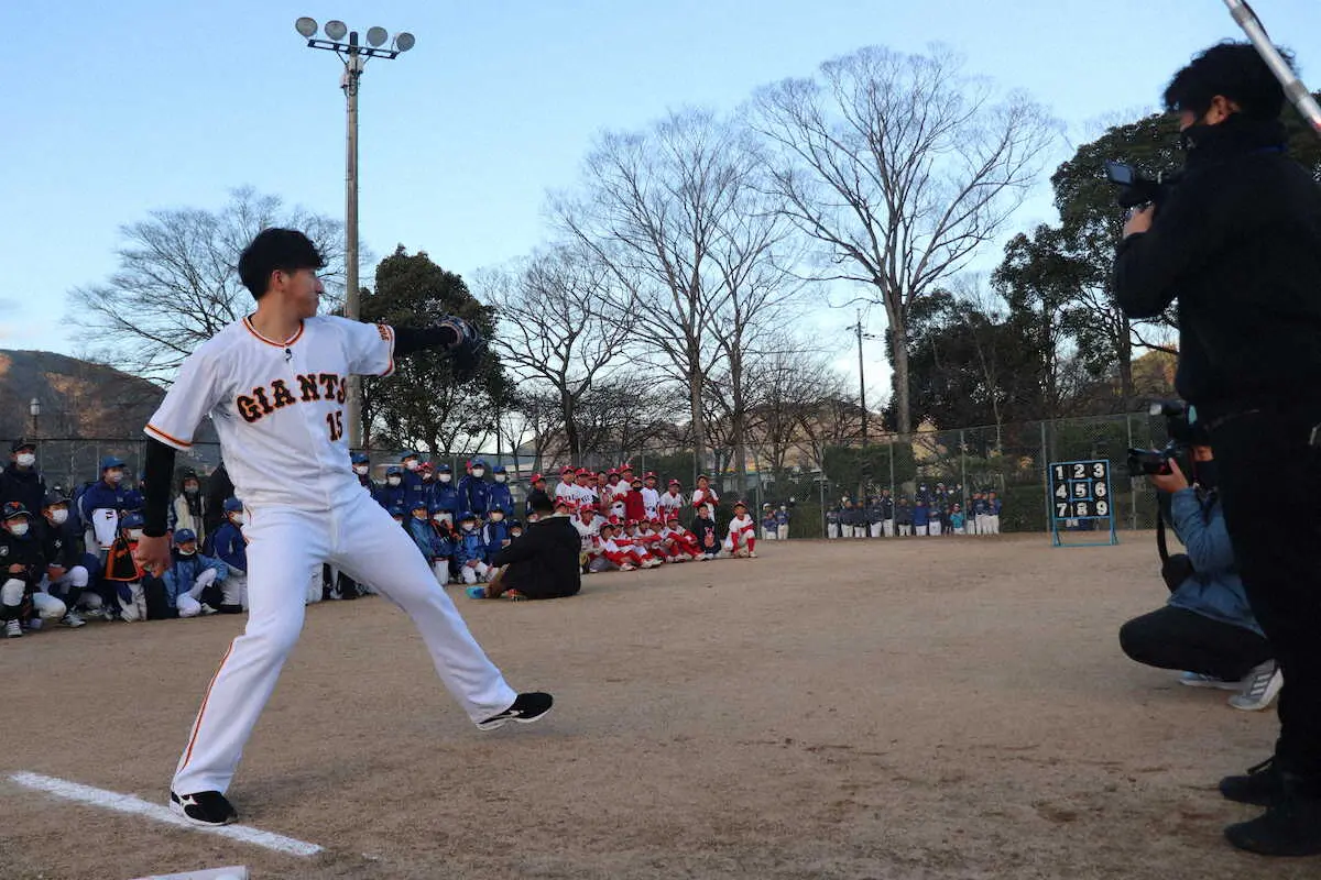 巨人・大勢「結果を出して、多可町という名前を知ってもらえるように」　親善大使任命式に出席