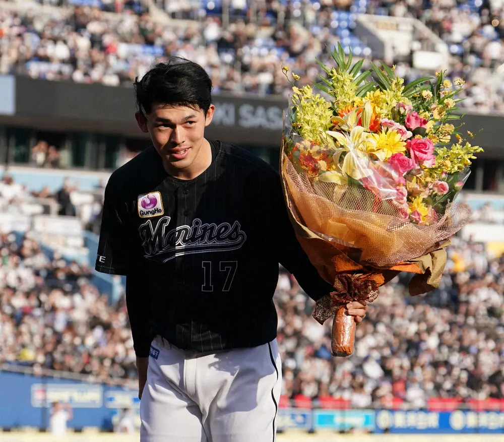 【画像・写真】ロッテ佐々木朗　試合前日から緊張してた?“意外な一面”を告白「球場にも正直行きたくないみたいな…」