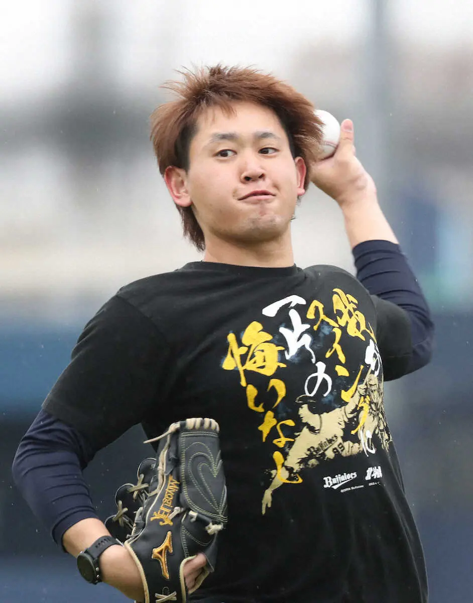 オリ・宮城「由伸さんが選ばれて、ずるいなと思いながら見ていた」　WBC出場を熱望！自主トレ公開で抱負