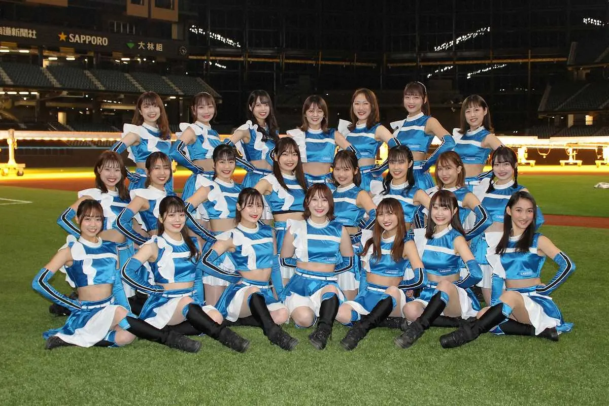 日本ハム球団公式チア決定　既存メンバー15人に7人が新加入