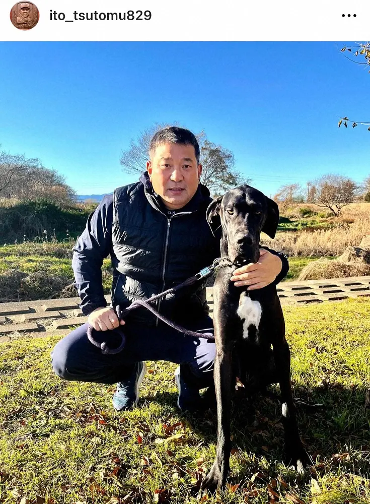 伊東勤氏がインスタ開設　豪華自宅、愛妻料理、愛犬ショット…監督務める社会人チームも宣伝