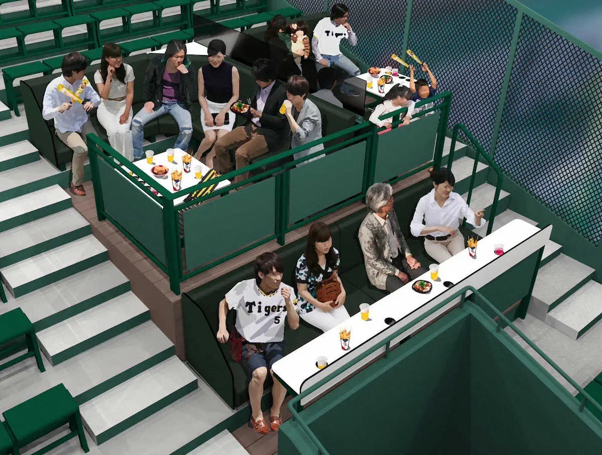 阪神　甲子園球場にボックス席新設、3・4オープン戦から利用可能