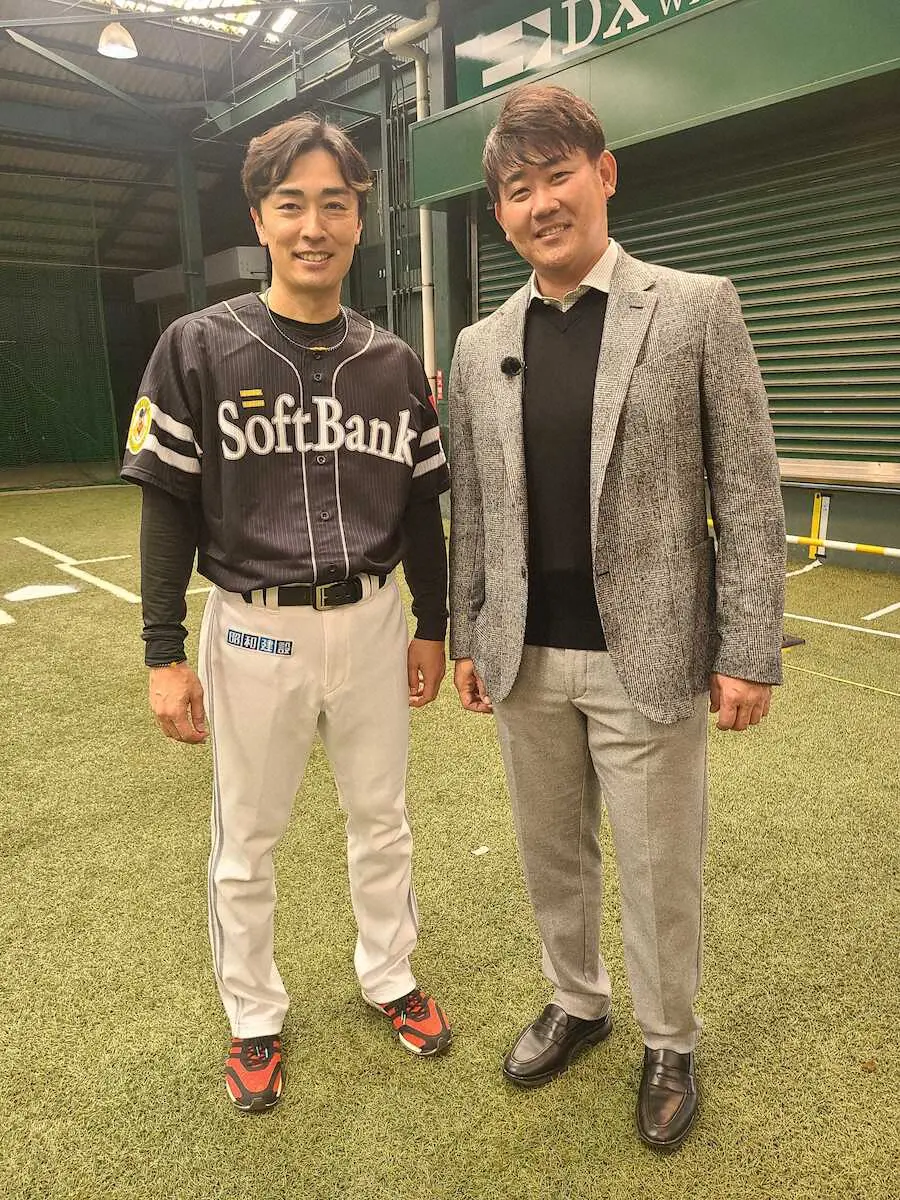 松坂大輔氏　同学年のソフトバンク和田のブルペン投球に熱視線　2日夜「報ステ」でインタビューもオンエア