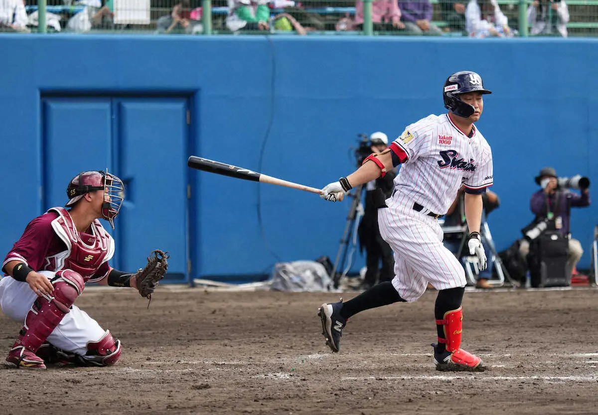 ヤクルト・青木　志願の実戦出場は2打数無安打も「まず試合を経験するのが凄く大切」