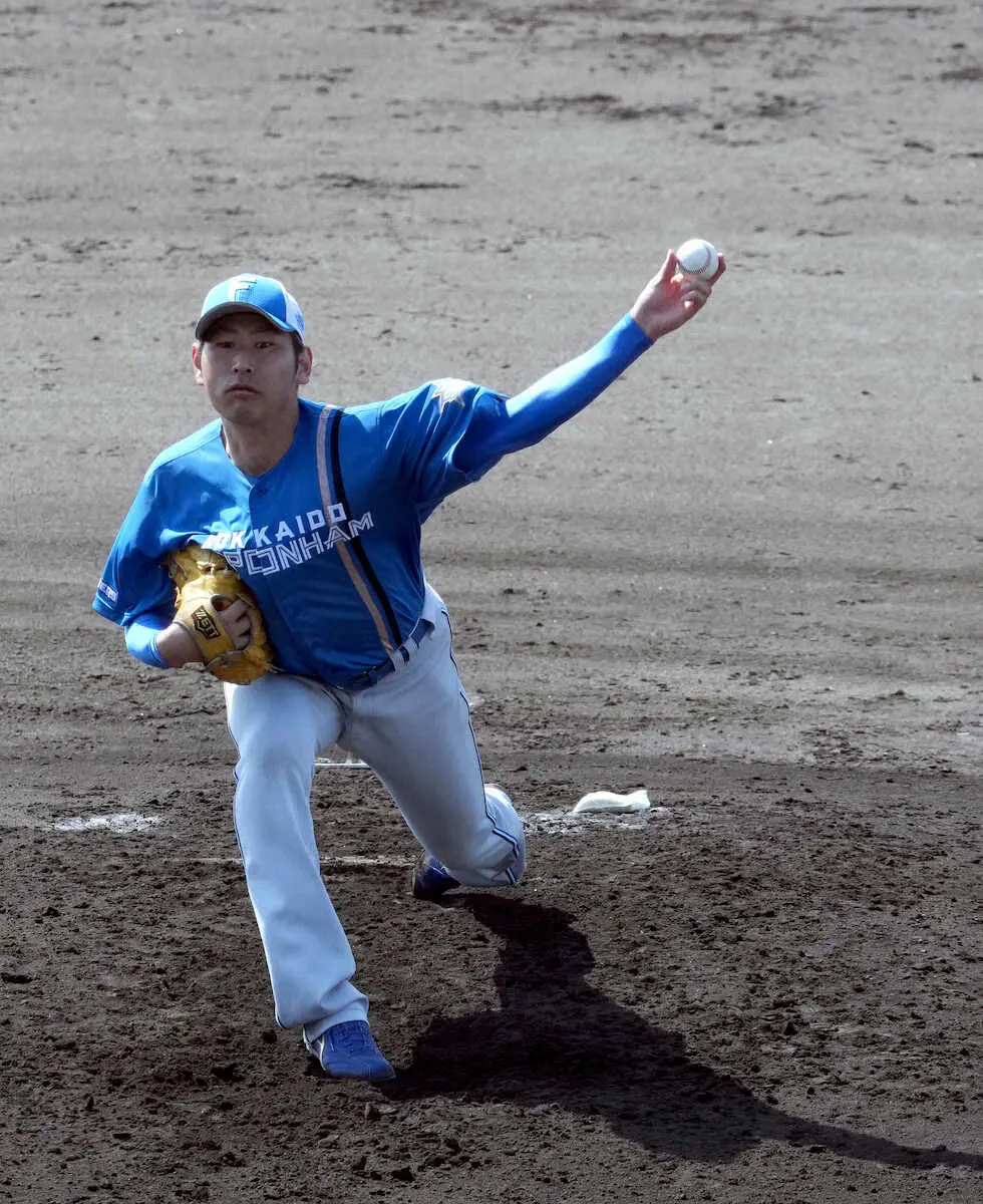 日本ハムの開幕投手・加藤貴　フリー打撃登板で安打性11本許し「打たれ過ぎ。そこは反省」