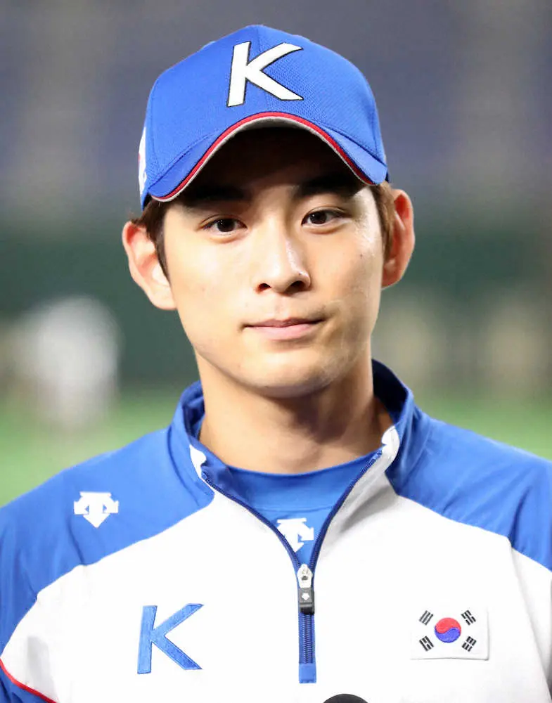 韓国代表の李政厚外野手