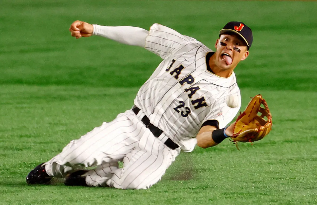 ヌートバーの中国戦スーパーキャッチ　MLB公式で211万回再生突破　新語「ヌータニ」爆誕