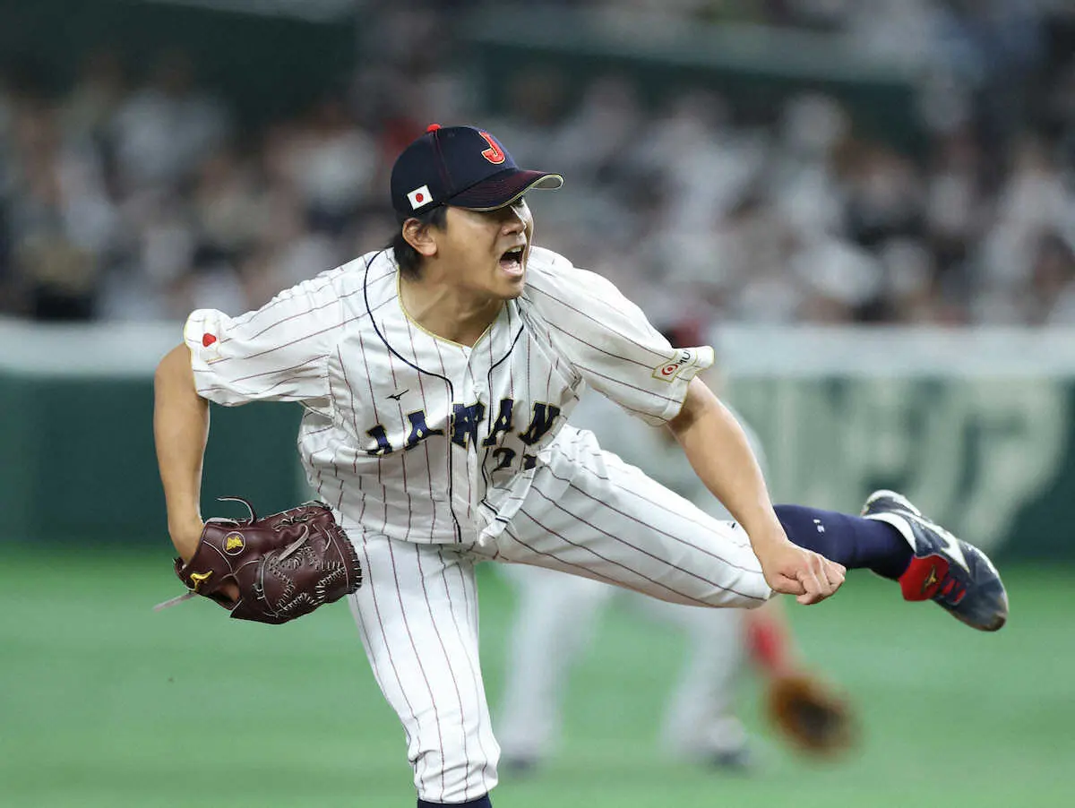 侍・今永昇太　メジャートップ級2678回転の極上直球で「世界」デビュー