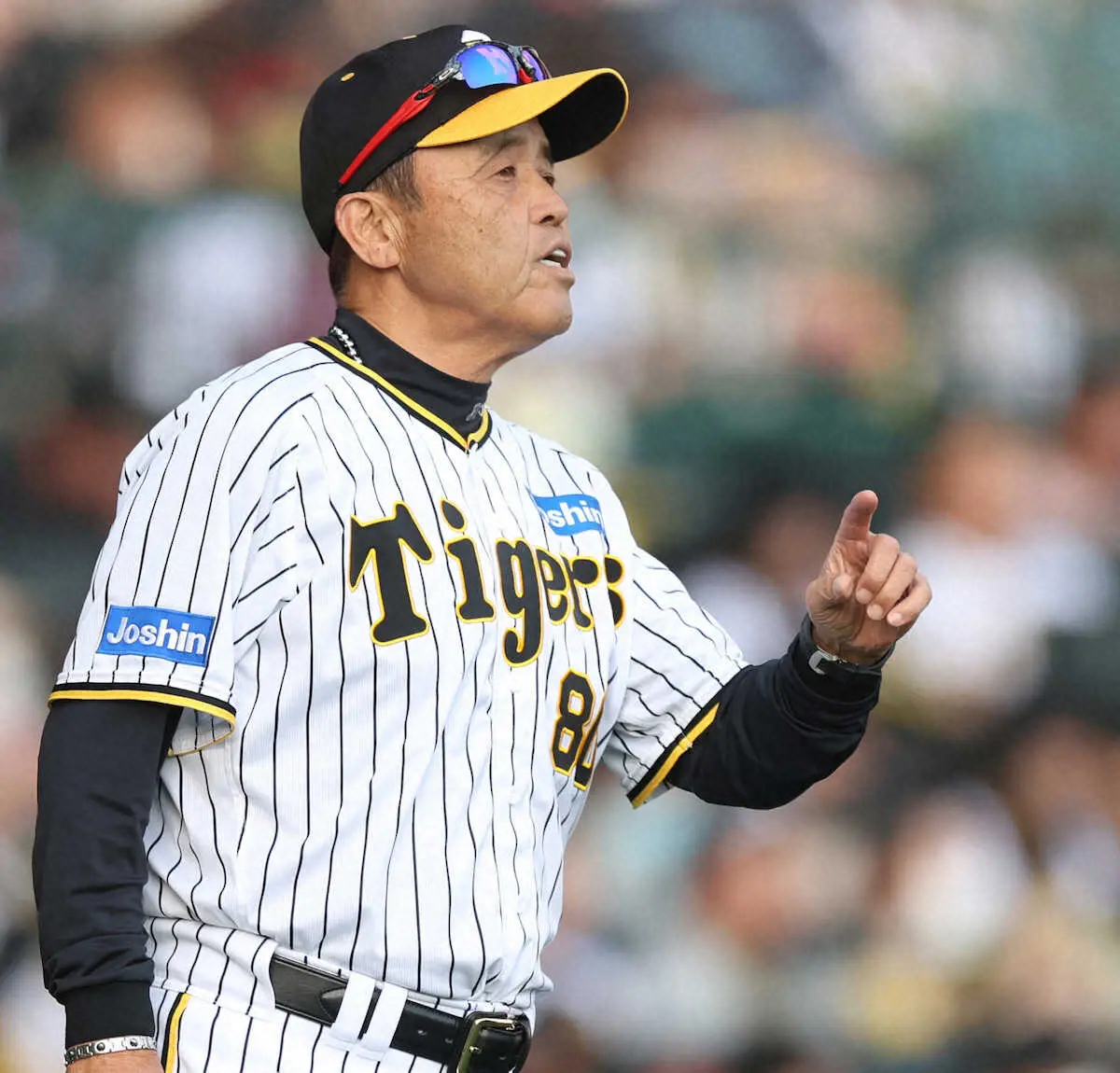 阪神・岡田監督　好走塁＆走塁ミスの小幡に「あんなに走塁をするんなら、最後にこけるなよ」