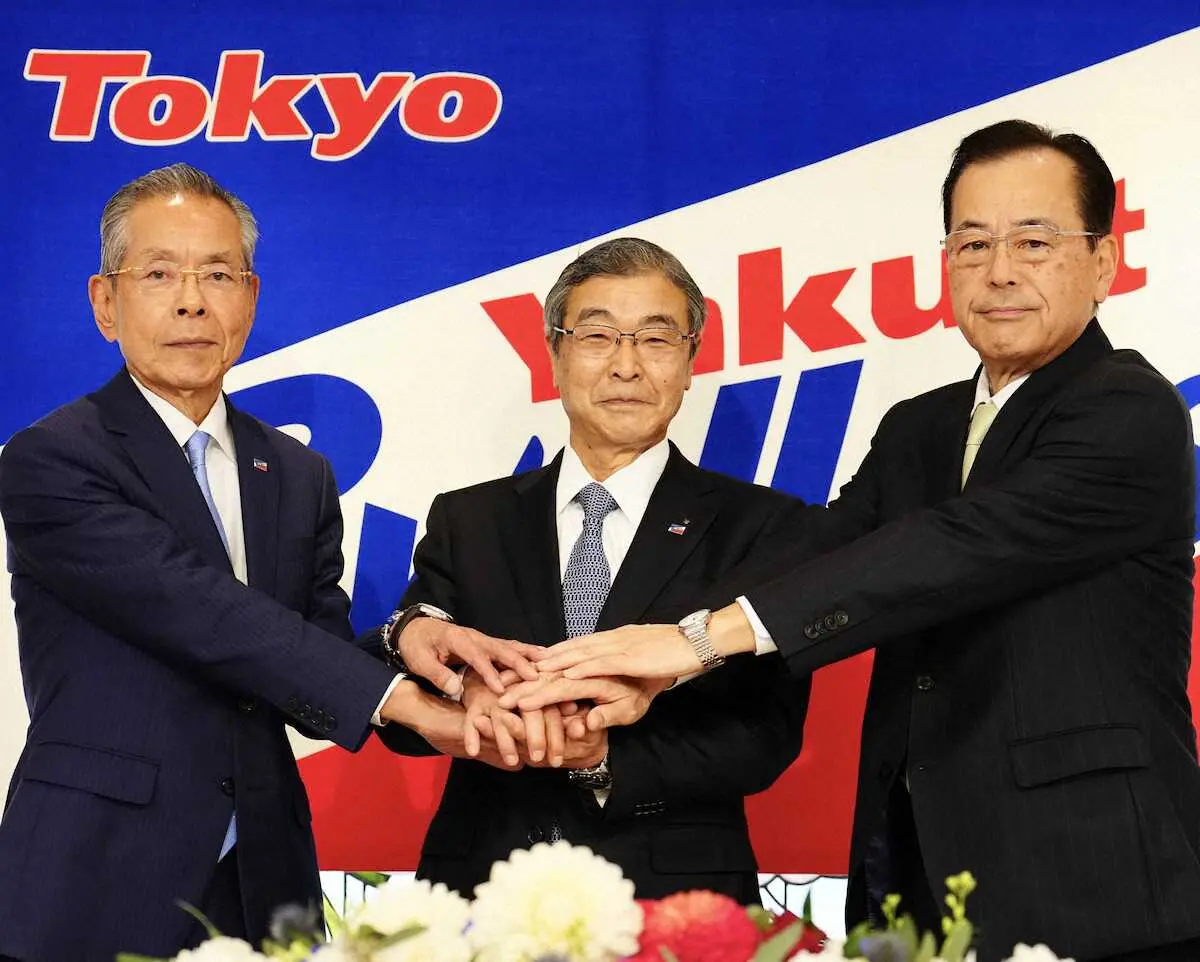 ヤクルト成田裕新オーナーが就任会見「プロ野球界の発展のために最善を尽くす」